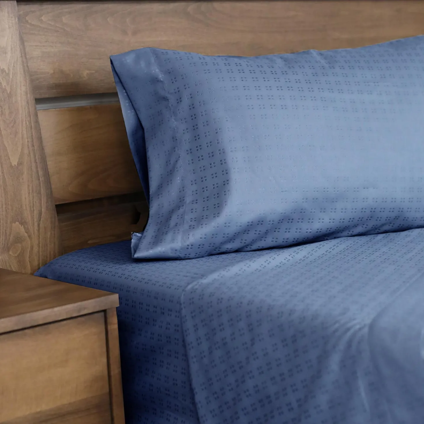 Ensemble de draps 2 simple XL en microfibre - bleu