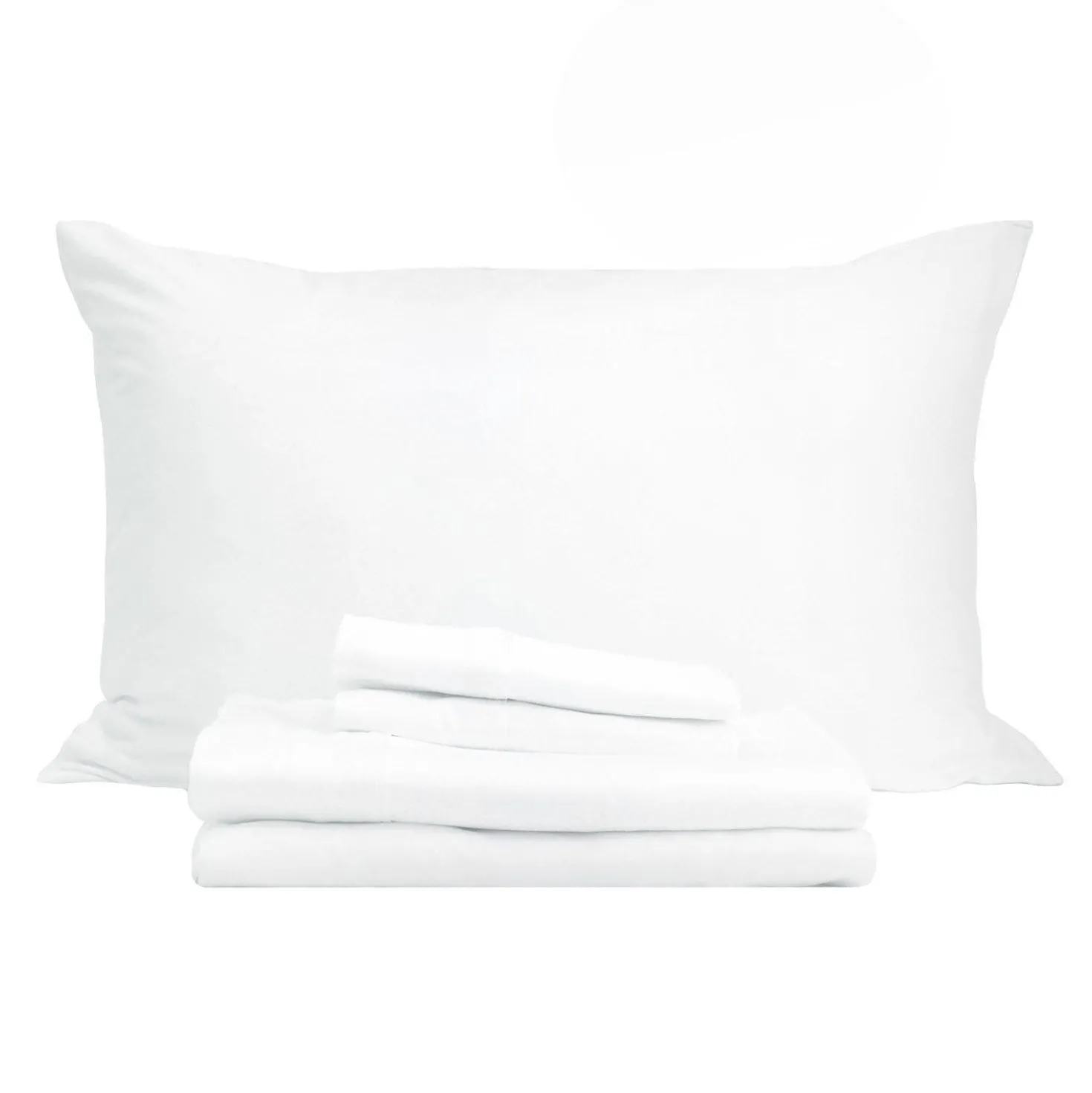 Ensemble de draps simple XL en bambou - blanc