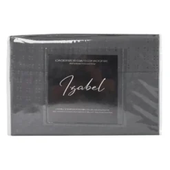 Ensemble de draps simple XL en microfibre - gris charbon