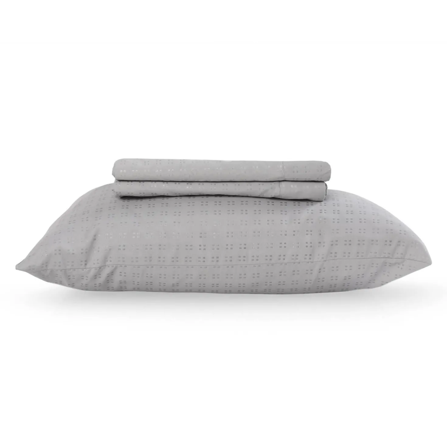 Ensemble de draps simple XL en microfibre - gris ciment