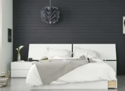 Ensemble grand lit avec lumières (60") - 3 mcx - Nexera