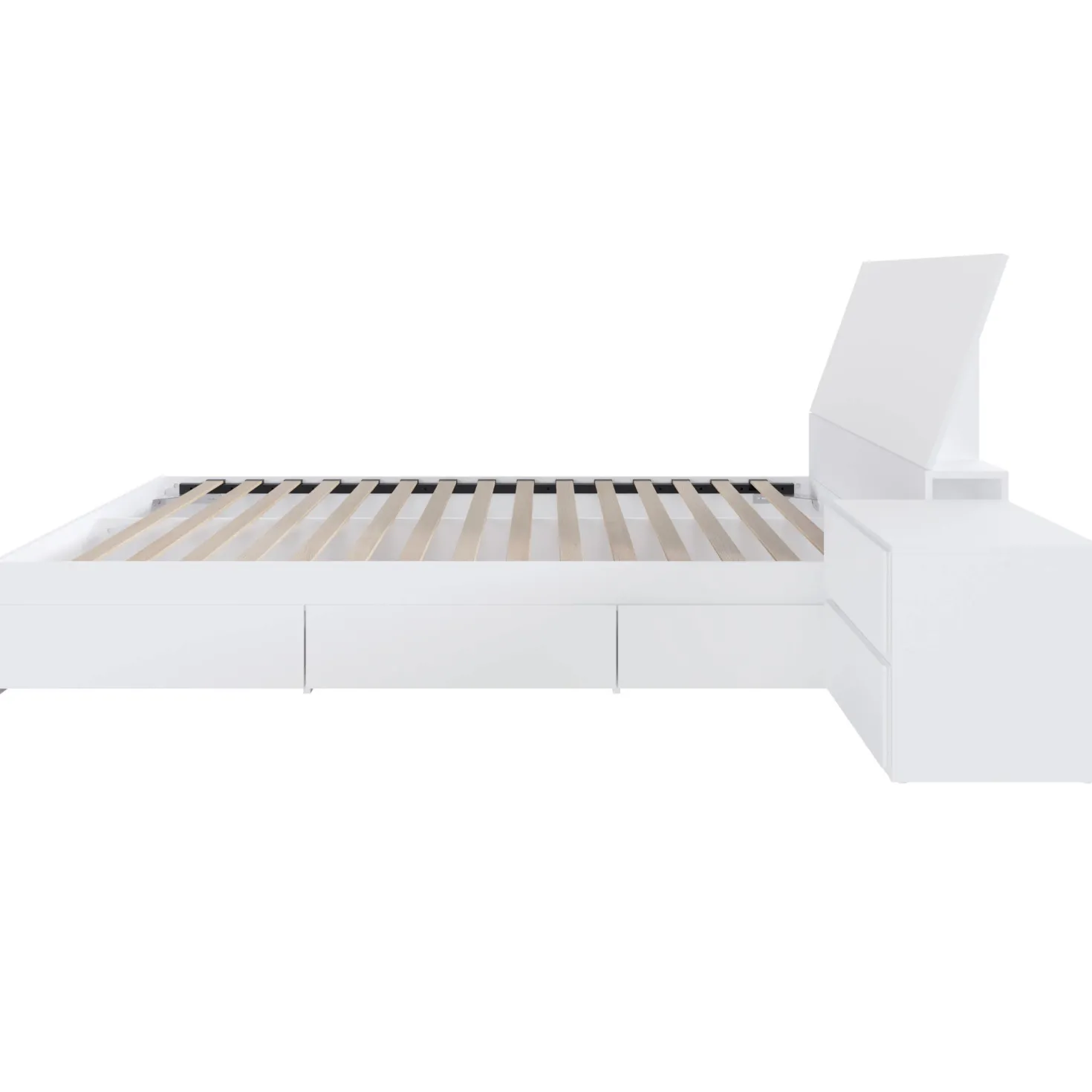 Ensemble grand lit avec rangement (60") - 3 mcx - Nexera