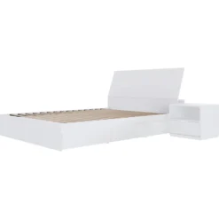 Ensemble grand lit avec rangement (60") - 3 mcx - Nexera