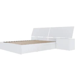 Ensemble grand lit avec rangement (60") - 3 mcx - Nexera