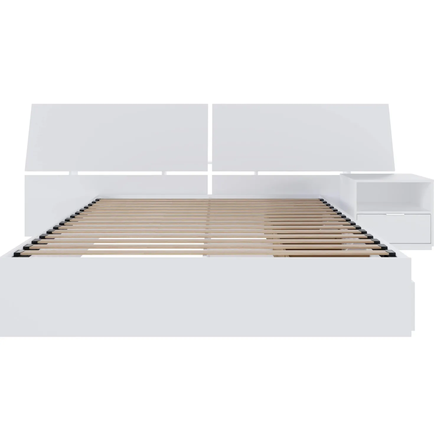 Ensemble grand lit avec rangement (60") - 3 mcx - Nexera