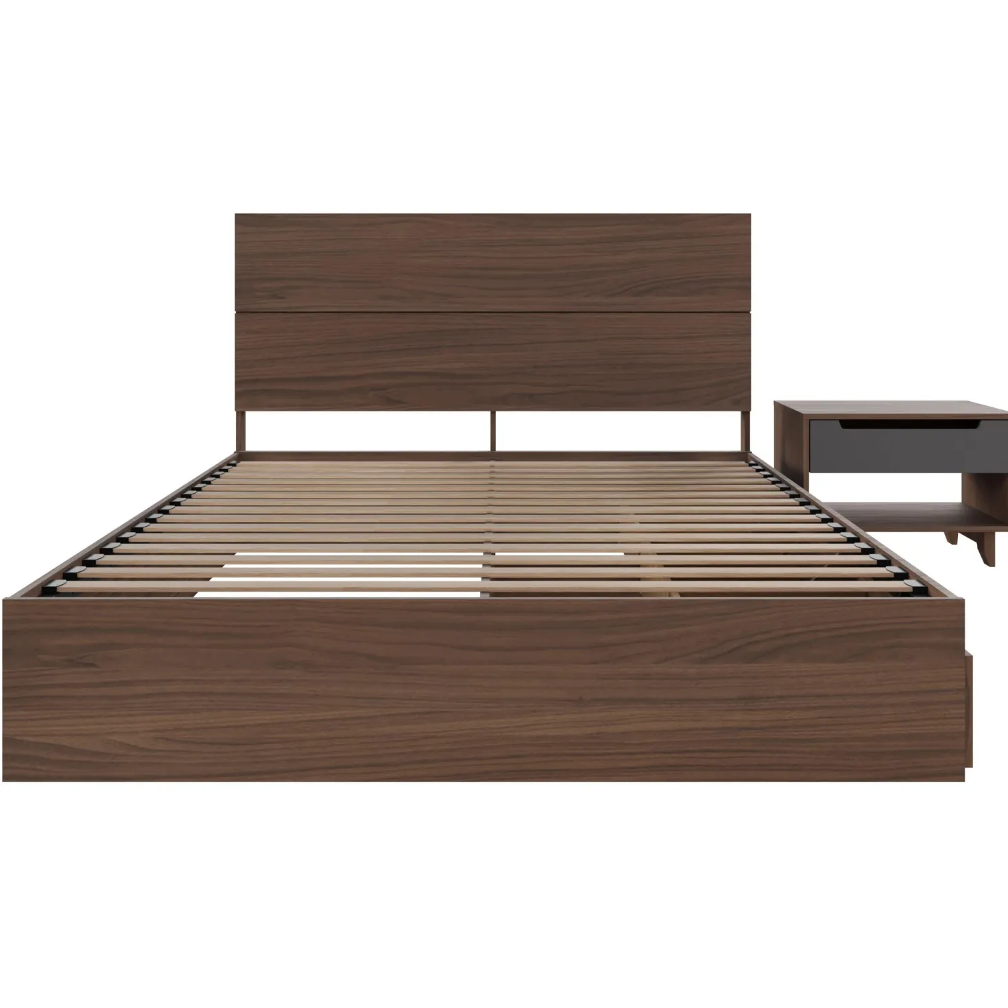Ensemble grand lit avec rangement (60") - 3 mcx - Nexera