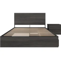Ensemble grand lit avec rangement (60") - 3 mcx - Nexera