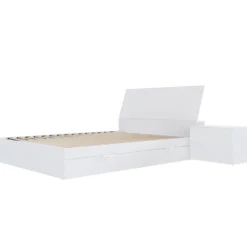 Ensemble grand lit avec rangement (60") - 3 mcx - Nexera