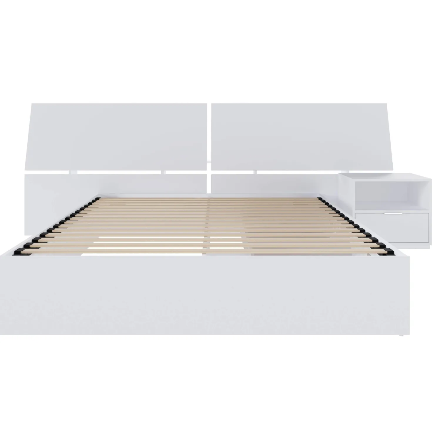 Ensemble grand lit avec rangement (60") - 3 mcx - Nexera