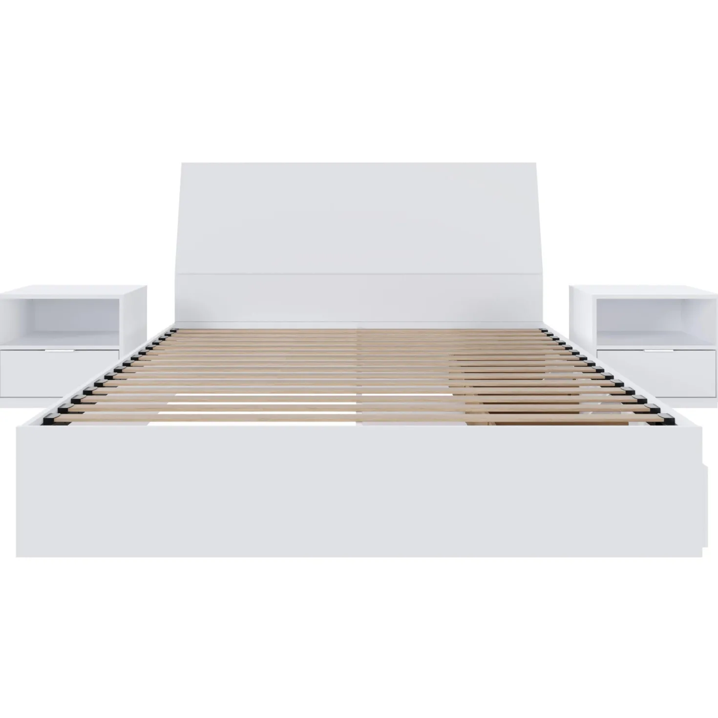 Ensemble grand lit avec rangement (60") - 4 mcx - Nexera