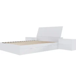 Ensemble grand lit avec rangement (60") - 4 mcx - Nexera