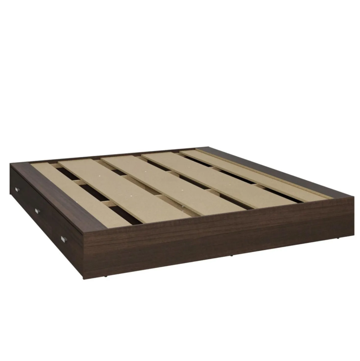 Ensemble grand lit avec rangement 6 tiroirs (60") - 4 mcx