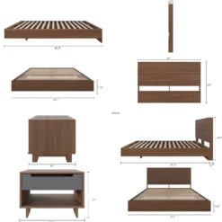 Ensemble grand lit (60