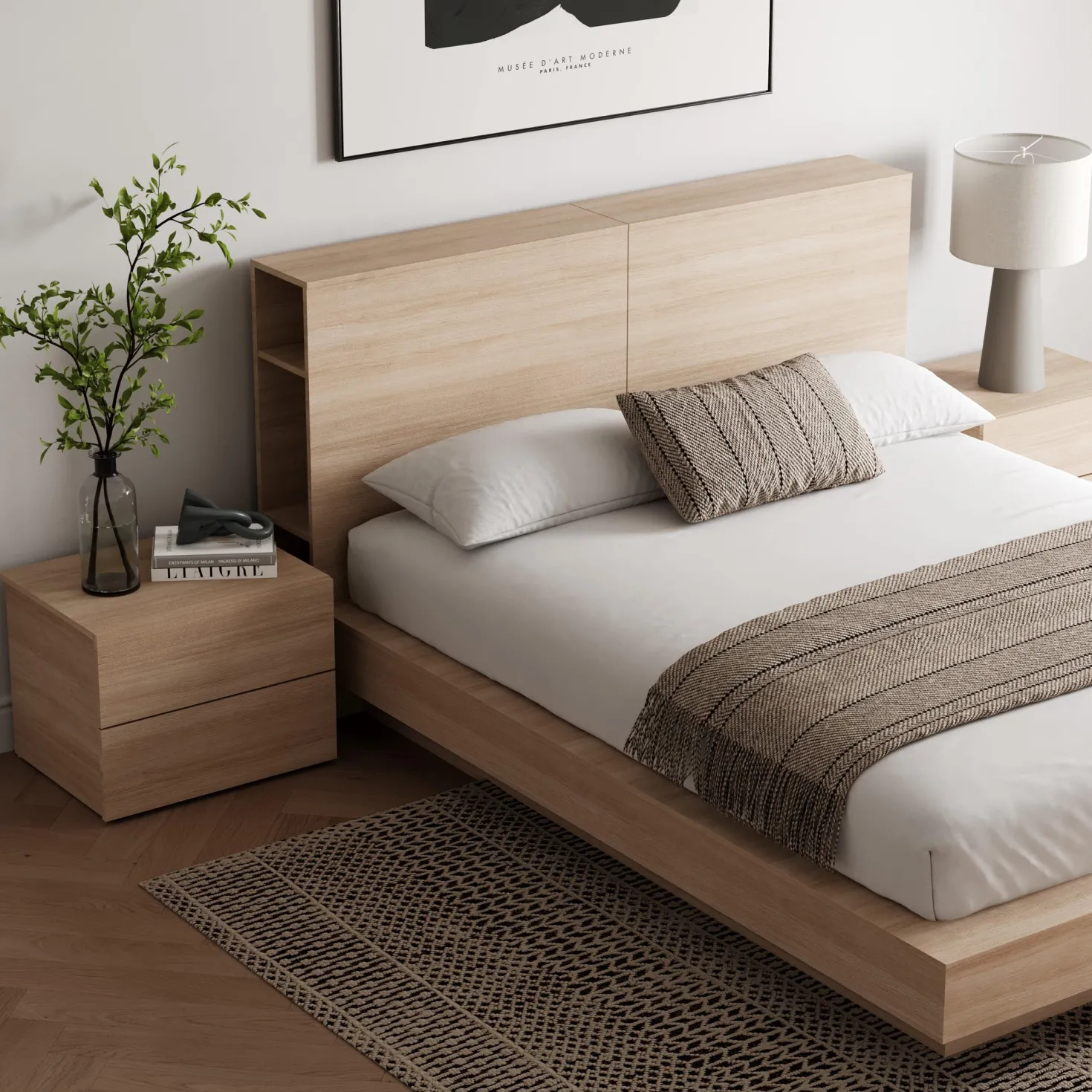 Ensemble grand lit (60") - 4 mcx - Nexera