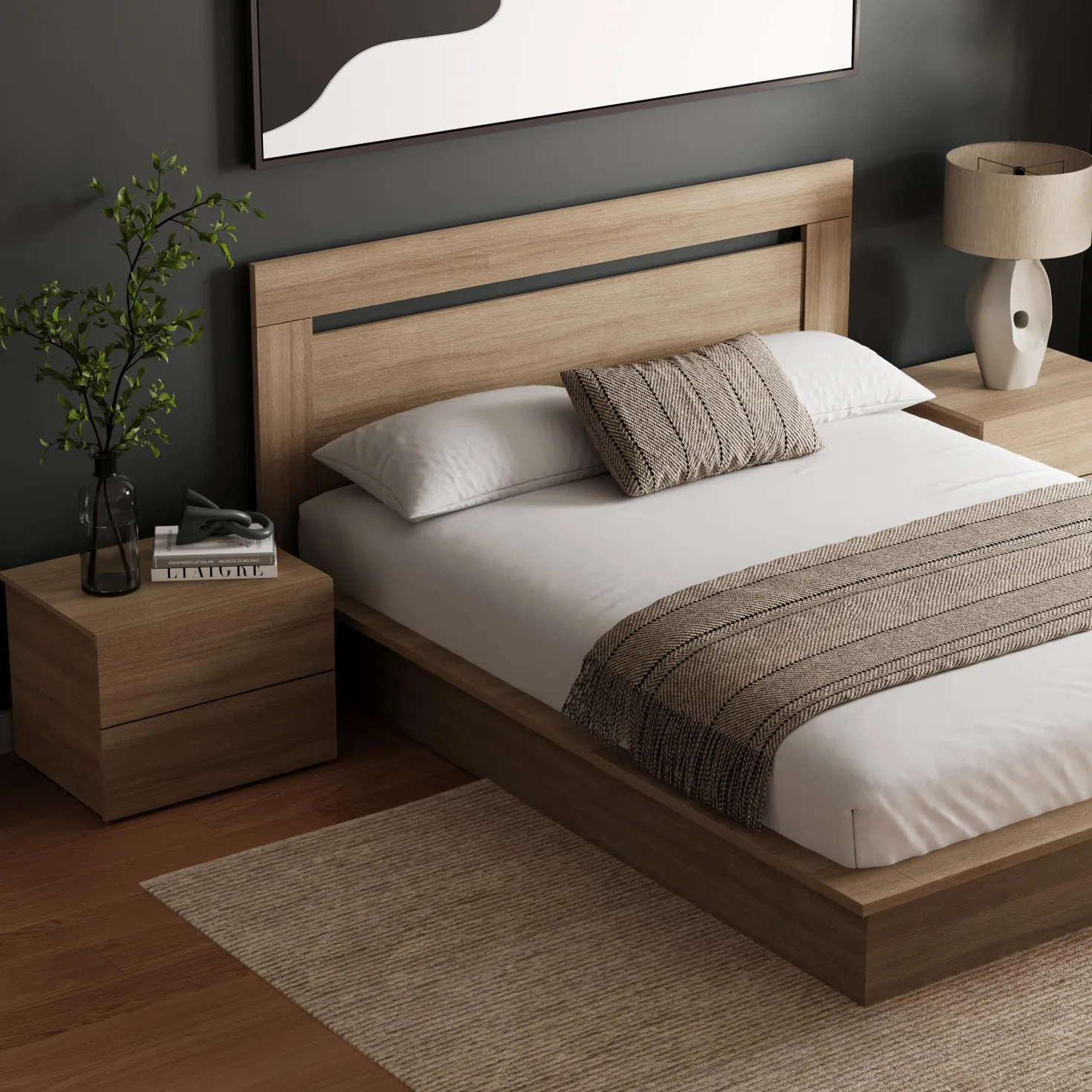 Ensemble grand lit (60") - 4 mcx - Nexera