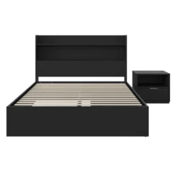 Ensemble lit double avec rangement (54
