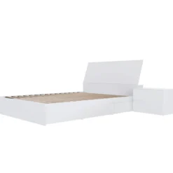 Ensemble lit double avec rangement (54") - 3mcx - Nexera