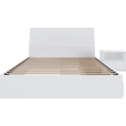 Ensemble lit double avec rangement (54") - 3mcx - Nexera