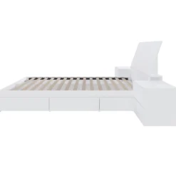 Ensemble lit double avec rangement (54