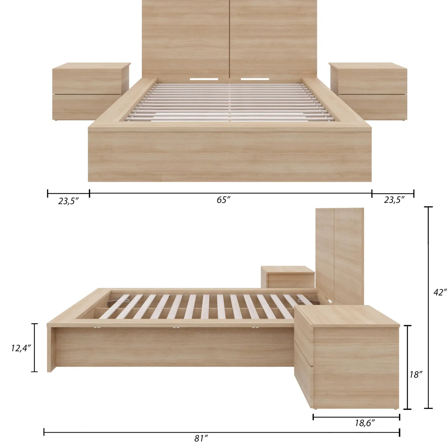 Ensemble lit double (54") - 4mcx - Nexera