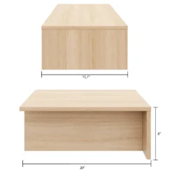 Ensemble tables de chevet 2 mcx - Nexera