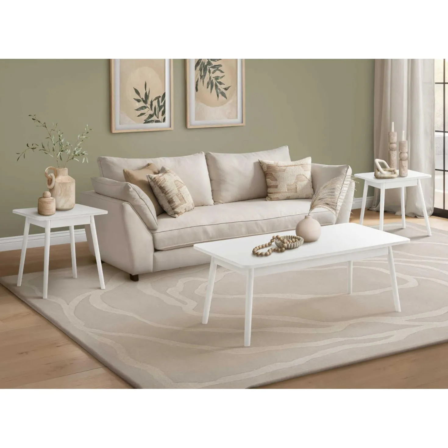 Ensemble tables de salon - 3 mcx - Monarch