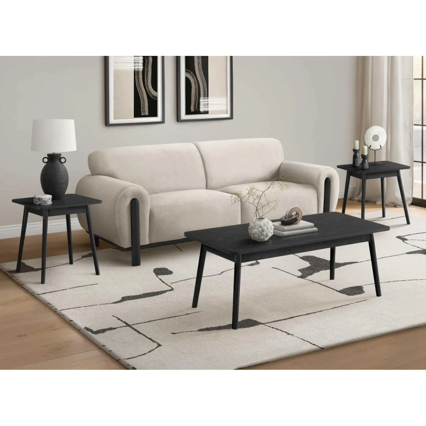 Ensemble tables de salon 3 mcx - Monarch