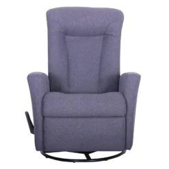 Fauteuil berçant pivotant inclinable - gris
