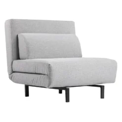 Fauteuil convertible pivotant - gris