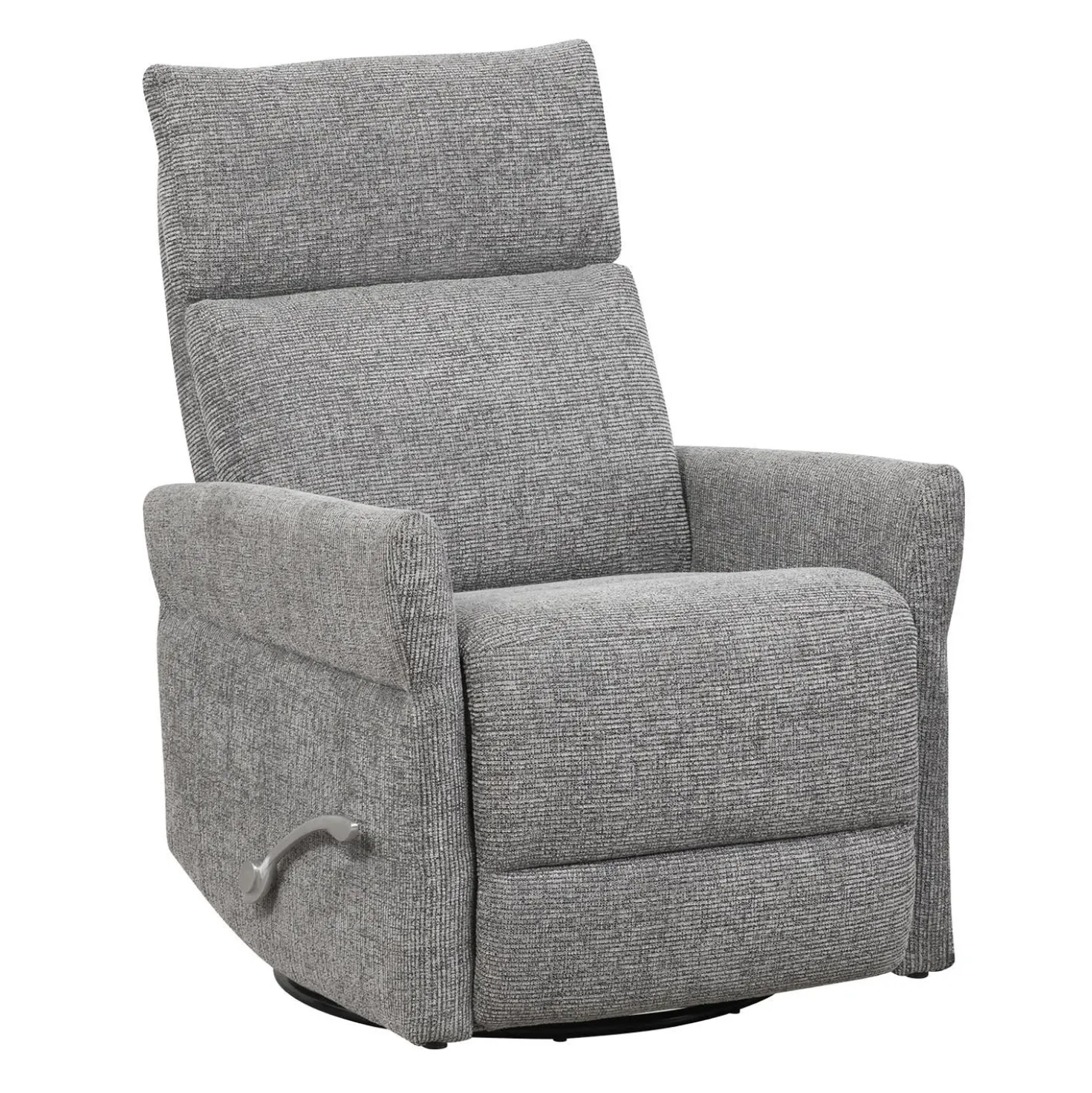 Fauteuil inclinable berçant et pivotant - gris foncé