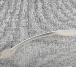 Fauteuil inclinable berçant et pivotant - gris pâle