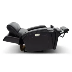 Fauteuil inclinable électrique avec appui-tête ajustable, commandes rétractables et système de son immersif