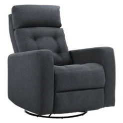 Fauteuil inclinable électrique berçant et pivotant avec appui-tête ajustable