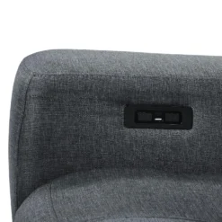 Fauteuil inclinable électrique berçant et pivotant avec appui-tête ajustable
