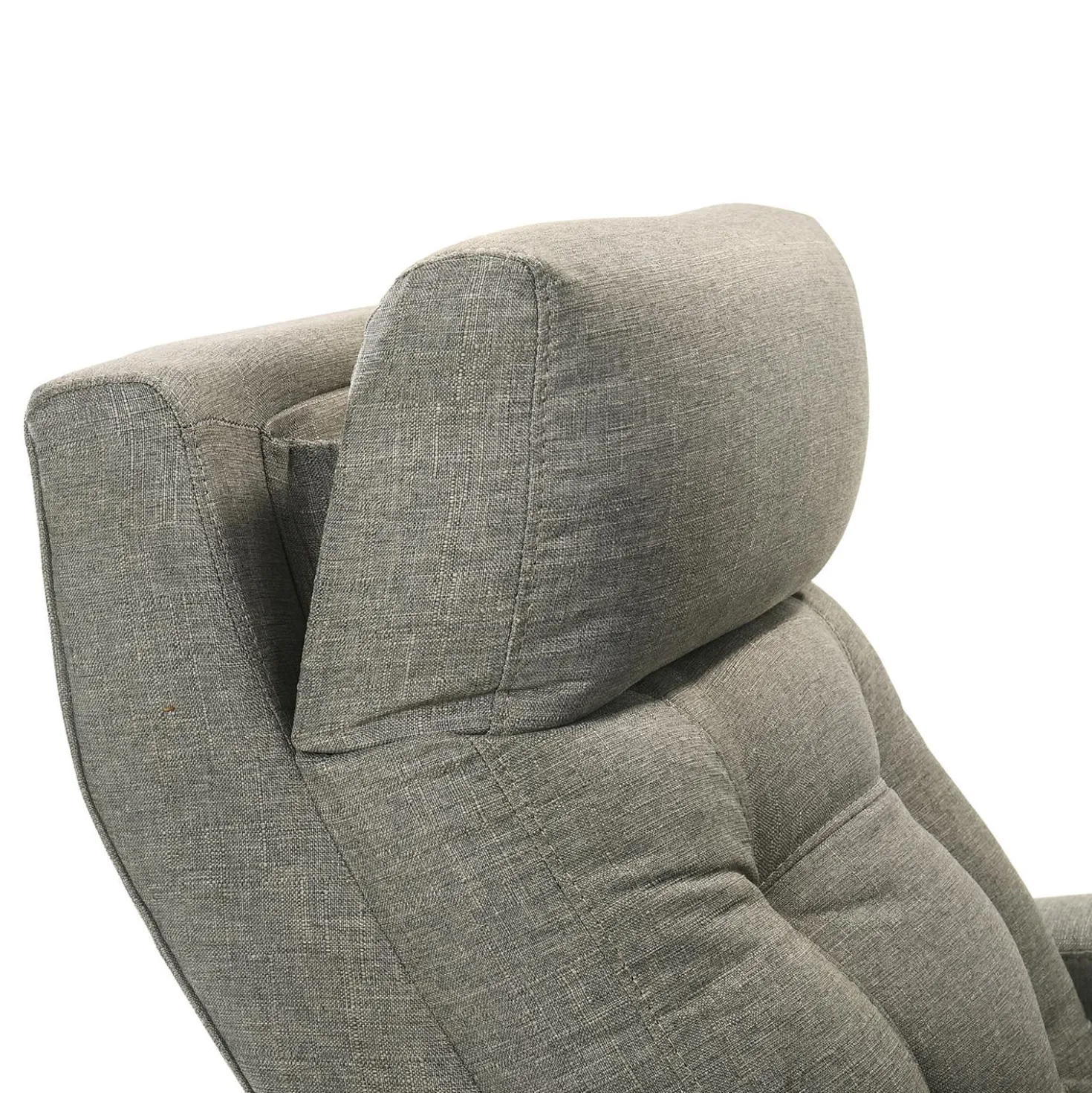 Fauteuil inclinable électrique berçant et pivotant avec appui-tête ajustable