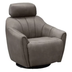 Fauteuil inclinable pivotant électrique avec système audio intégré - gris