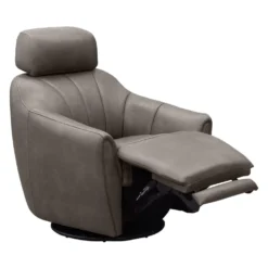 Fauteuil inclinable pivotant électrique avec système audio intégré - gris