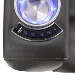 Fauteuil électrique inclinable et système audio intégré - gris