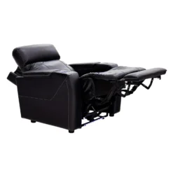 Fauteuil électrique inclinable et système audio intégré - noir