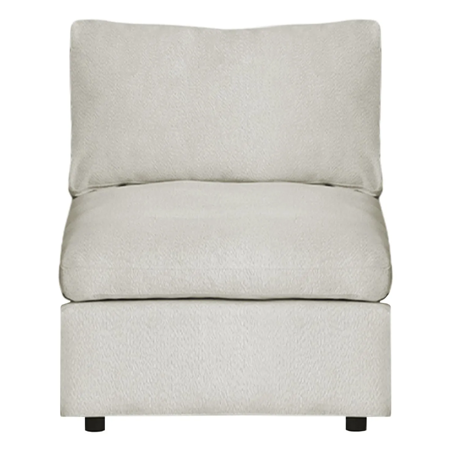 Fauteuil modulaire sans bras - beige