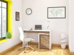 Filière 3 tiroirs et bureau - Nexera