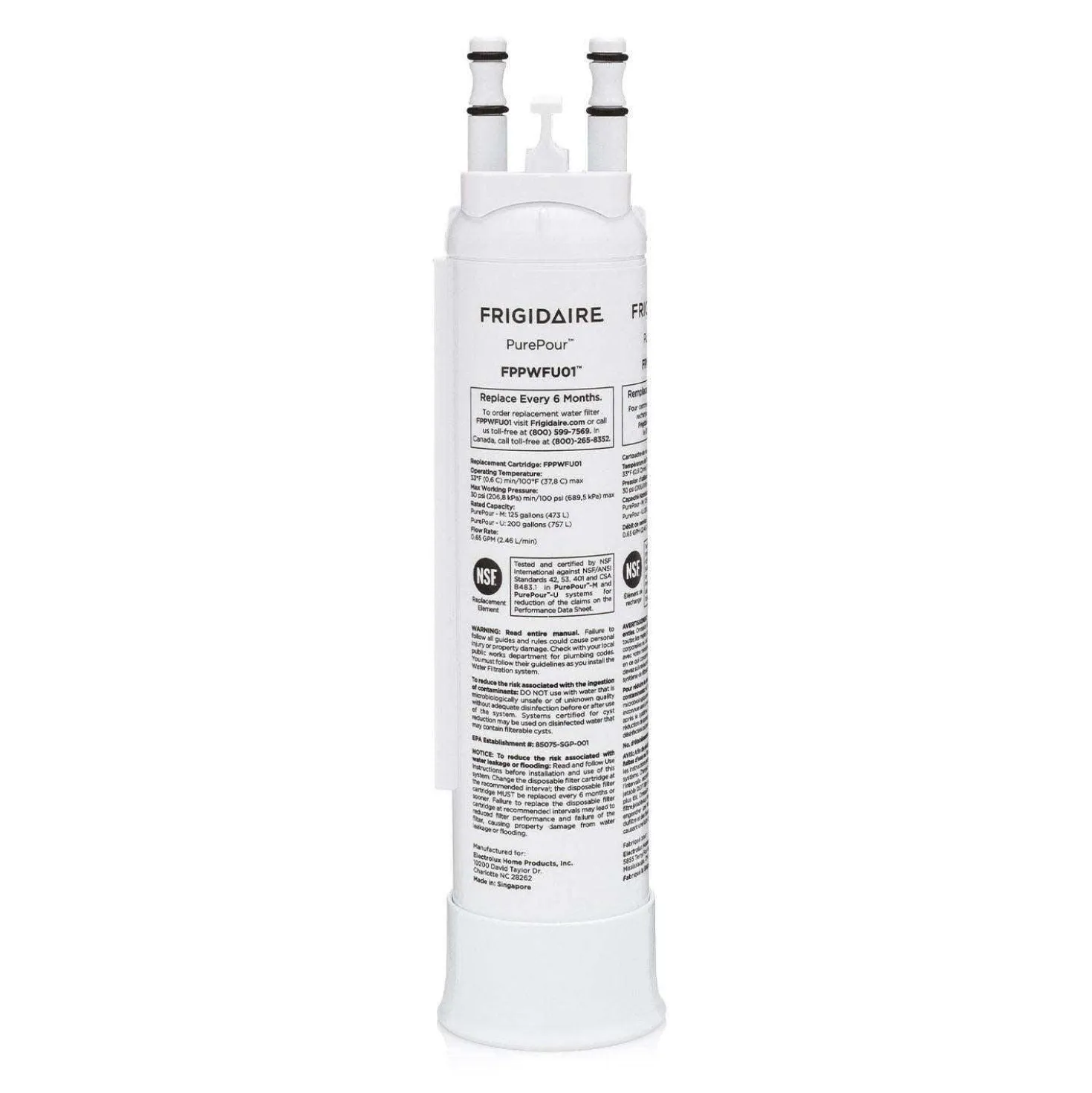 Filtre de refrigérateur pour eau et glace
