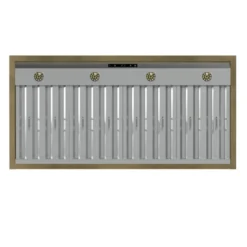 FORNO Hotte de cuisinière murale 48" Standard Noir 48" , 600 PI3/MIN-FRHWM5078-48