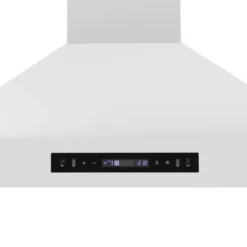 FORNO Hotte de cuisinière murale Cheminée Blanc 35.2