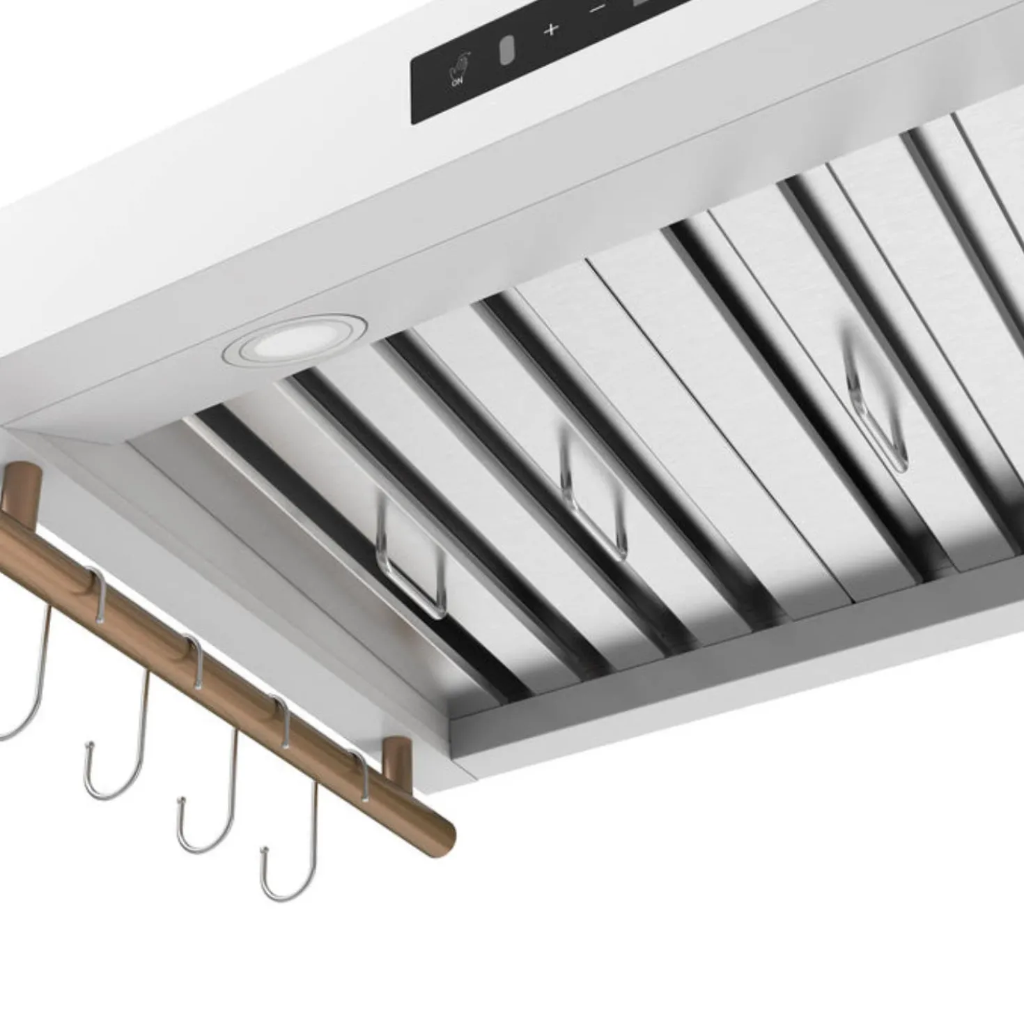 FORNO Hotte de cuisinière murale Cheminée Blanc 35.2" , 375 PI3/MIN-FRHWM5503-36