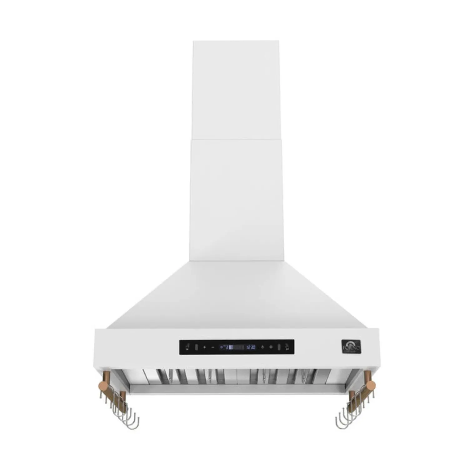 FORNO Hotte murale 30" Cheminée Blanc 29.3" , 375 PI3/MIN-FRHWM5503-30