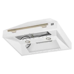 FORNO Hotte murale 30po Cheminée Blanc 30