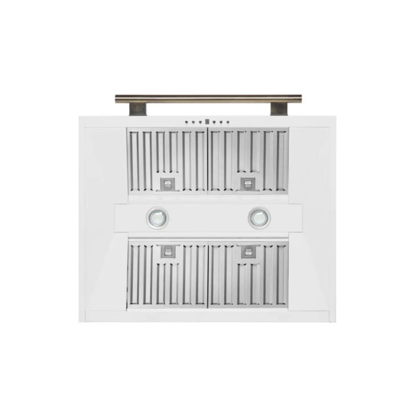 FORNO Hotte murale 30po Cheminée Blanc 30" , 600 PI3/MIN-FRHWM5095-30