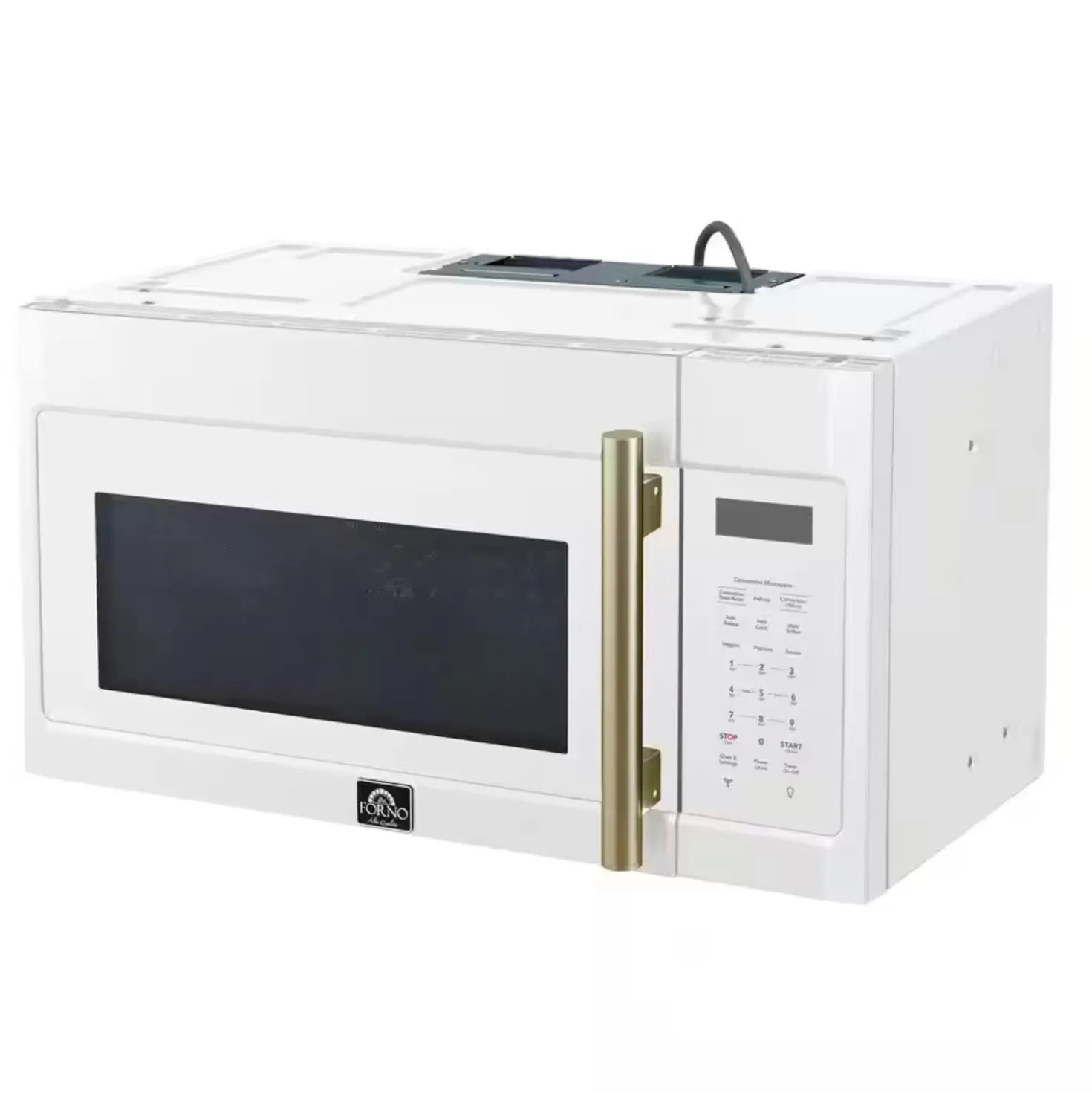 FORNO Micro-ondes/hotte 1,5 pi3, Blanc, 30", 1500W, 300