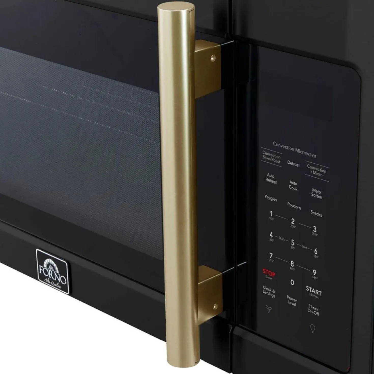 FORNO Micro-ondes/hotte 1,5 pi3, Noir, 30", 1500W, 300